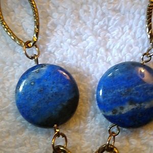 Vintage lapis necklace
